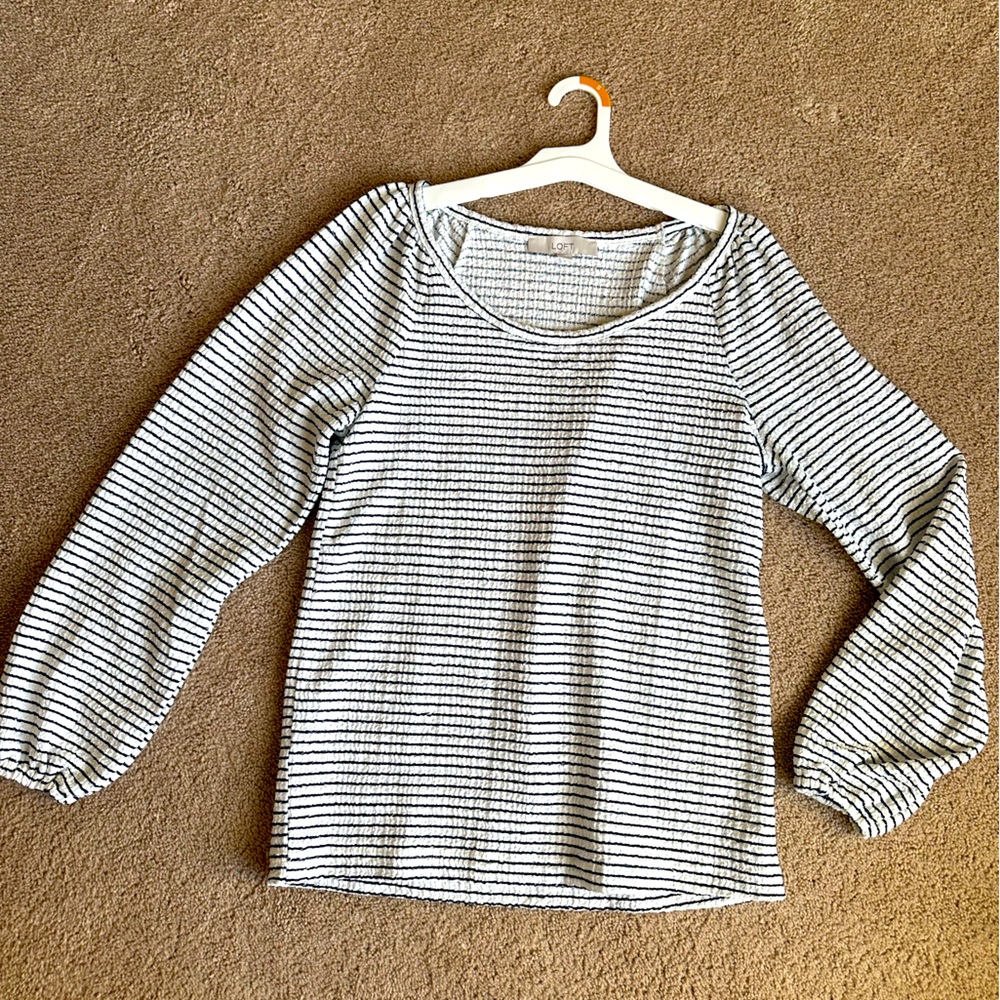 LOFT striped top